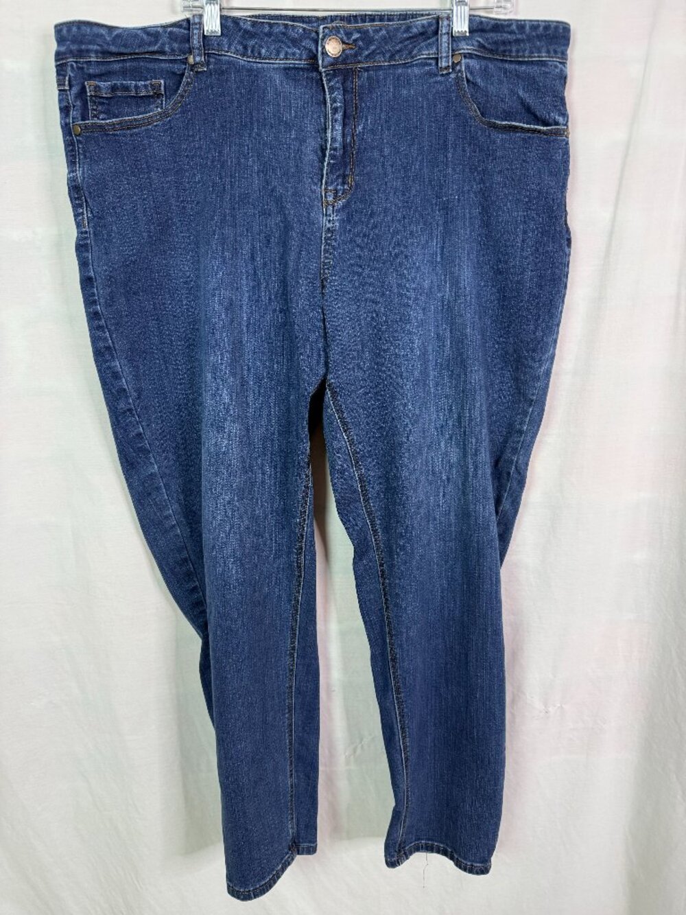 Avenue Blue Stretch Denim Jeans 24
